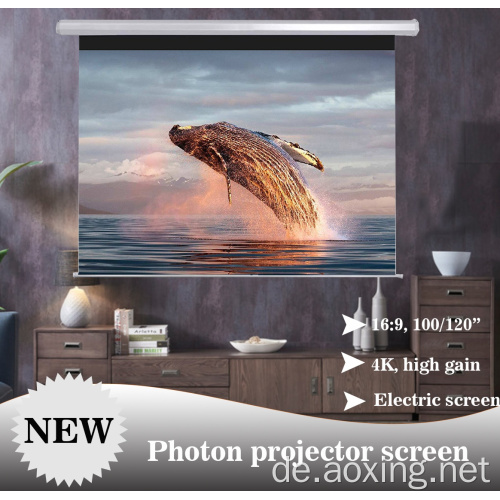 Photon Screen Home Cinema Electric Projector Screen